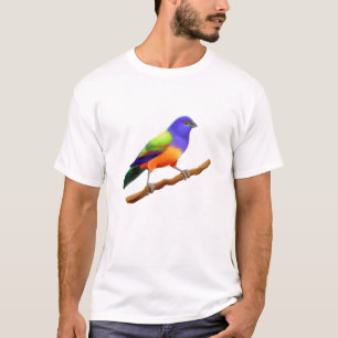 Tropisch gekleurd Bunting T Shirt