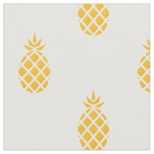 Tropisch gele ananas stof