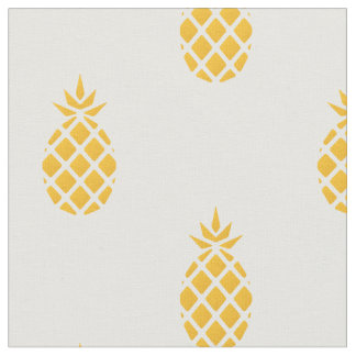 Tropisch gele ananas stof