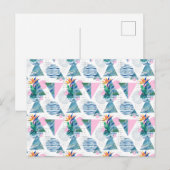 Tropisch geometrisch patroon briefkaart (Voorkant / Achterkant)
