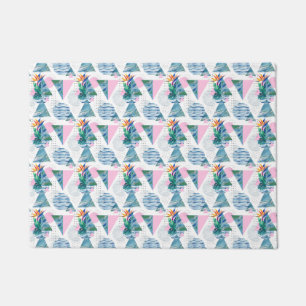 Tropisch geometrisch patroon deurmat