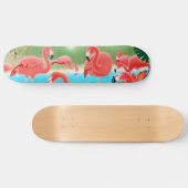 Tropisch gevelwerk skateboard (Horizontaal)
