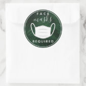 Tropisch gezichtsmasker vereist label (Tas)