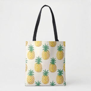 Tropisch Goud Ananas Gele Tint Draagtas