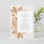 Tropisch goudkleurig grasbruin kaart (Staand voorkant)