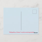 Tropisch Grieks eiland Briefkaart (Achterkant)