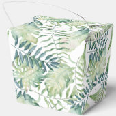 Tropisch Groen Blad Aloha Bedankdoosjes (Achterkant)