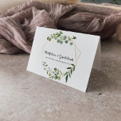 Tropisch groen blad bedankt