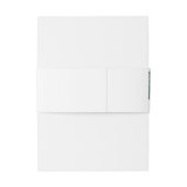 Tropisch groen huwelijk uitnodigingen wikkel (Achterkant Voorbeeld)