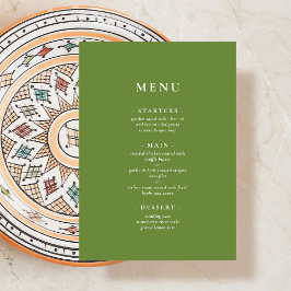 Tropisch Groen Menu