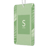 Tropisch groen monogram luchtverfrisser (Links)