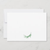 Tropisch groen palm dank je platte kaart (Achterkant)