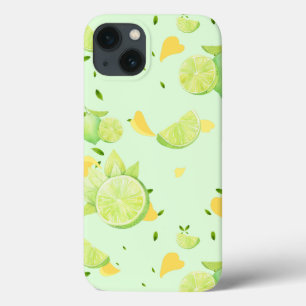 Tropisch Groene Citrus ZOMER Sinaasappel citroensc iPhone 13 Hoesje