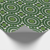 Tropisch Groene Mandala Cadeaupapier (Hoek)