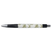 Tropisch groene witte palmbomen pen (Voorkant)