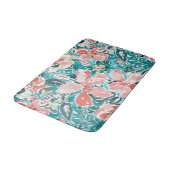 Tropisch Hallo Hibiscus Waterverf Floral Pattern Badmat (Gekanteld)