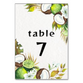 Tropisch Hawaïaans tabelnummer Kaart (Voorkant)