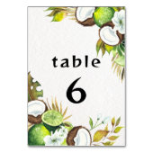 Tropisch Hawaïaans tabelnummer Kaart (Voorkant)