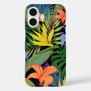 Tropisch Hawaii Aloha Flower Graphic iPhone 16 Hoesje