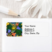 Tropisch Hawaii Aloha Flower Graphic Etiket (Insitu)