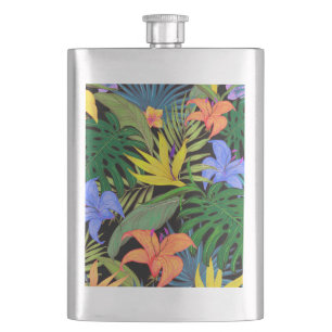 Tropisch Hawaii Aloha Flower Graphic Flacon