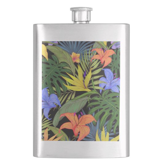 Tropisch Hawaii Aloha Flower Graphic Flacon (Voorkant)