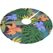 Tropisch Hawaii Aloha Flower Graphic Kerstboom Rok (Gekanteld)
