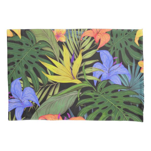 Tropisch Hawaii Aloha Flower Graphic Kussensloop (Voorkant)