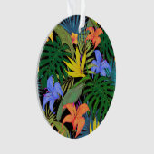 Tropisch Hawaii Aloha Flower Graphic Ornament (voorkant)
