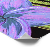 Tropisch Hawaii Aloha Flower Graphic Poster (Hoek)