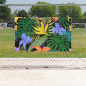 Tropisch Hawaii Aloha Flower Graphic Spandoek (Insitu)
