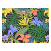 Tropisch Hawaii Aloha Flower Graphic Tafelkleed (Voorkant (Horizontaal))