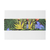 Tropisch Hawaii Aloha Flower Graphic Uitnodigingen Wikkel (Achterkant Voorbeeld)