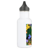 Tropisch Hawaii Aloha Flower Graphic Waterfles (Links)