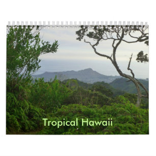 Tropisch Hawaii Kalender