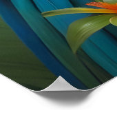 tropisch hawaiiaans papegaaiparadijs poster (Hoek)