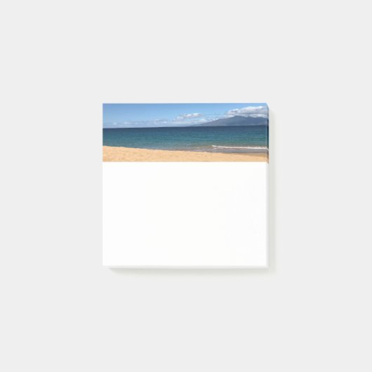 Tropisch Hawaiiaans strand plein Post-it® Notes (Voorkant)