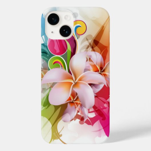 Tropisch Hawaiian iPhone 14 Hoesje (Achterkant)