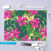 Tropisch Hawaiian Style Floral Patroon Tissuepapier (Craft)