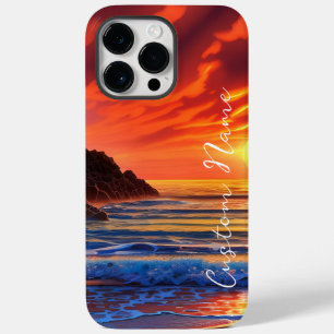 Tropisch heldere oceaanzonnewolken Case-Mate iPhone 14 pro max hoesje