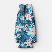 Tropisch Hibiscus Floral Pattern 2 Flesjeskoeler (Achterkant)