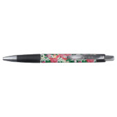 Tropisch Hibiscus Floral Pattern 2 Pen (Achterkant)
