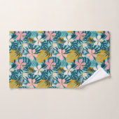 Tropisch Hibiscus Floral Pattern Bad Handdoek (Handdoek)