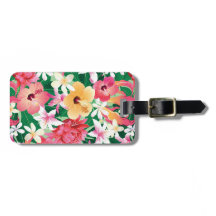 Tropisch Hibiscus Floral Pattern