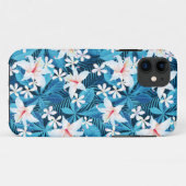 Tropisch Hibiscus Floral Pattern Case-Mate iPhone Case (Achterkant (horizontaal))