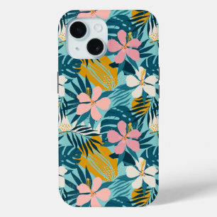 Tropisch Hibiscus Floral Pattern