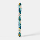 Tropisch Hibiscus Floral Pattern iPhone 15 Hoesje (Rechterkant)