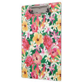 Tropisch Hibiscus Floral Pattern Klembord (Links)