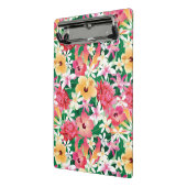 Tropisch Hibiscus Floral Pattern Mini Klembord (Angled2)