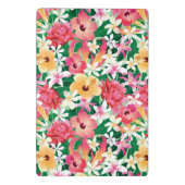 Tropisch Hibiscus Floral Pattern Mini Klembord (Achterkant)